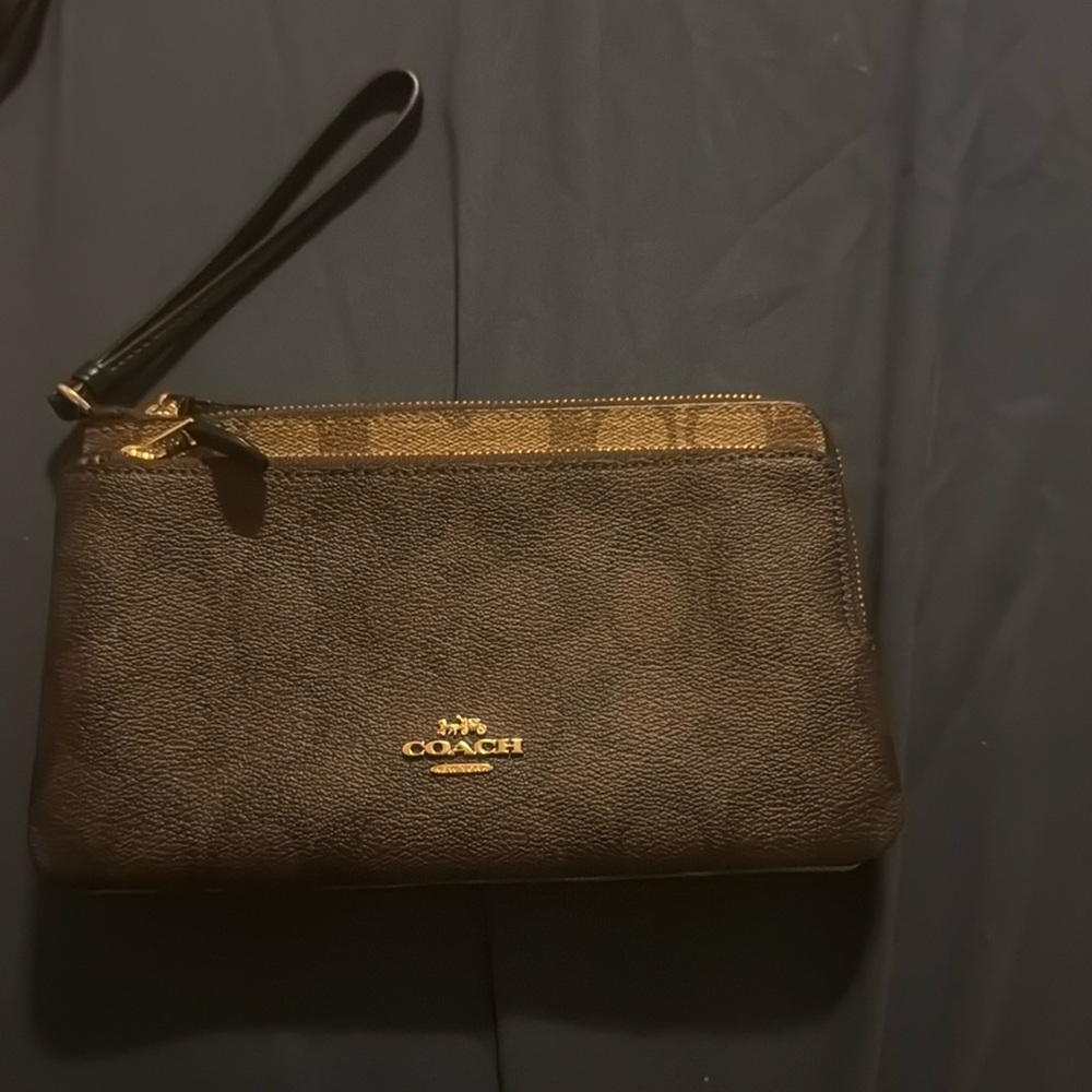 Coach Double Zip Wallet